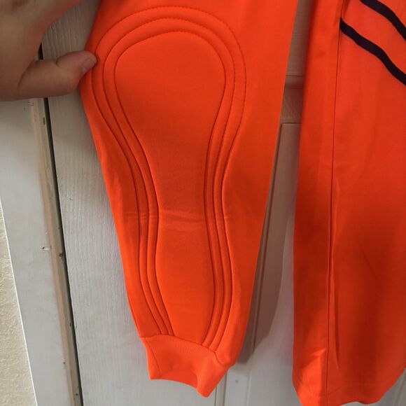 Vizari Soccer Men Goalkeeper Jersey Shirt Size Medium Orange Padded Elbow Futbol - Picture 6 of 15